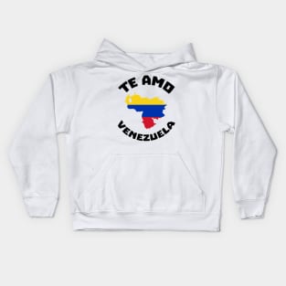 I Love VZLA - Venezuela Heart Flag T-Shirt Kids Hoodie